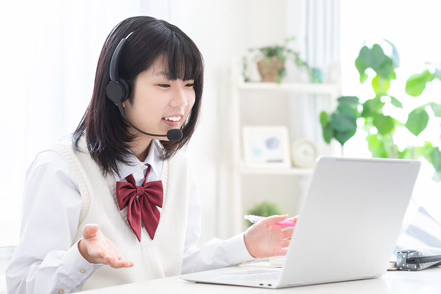 自宅にいながら気軽にレッスン